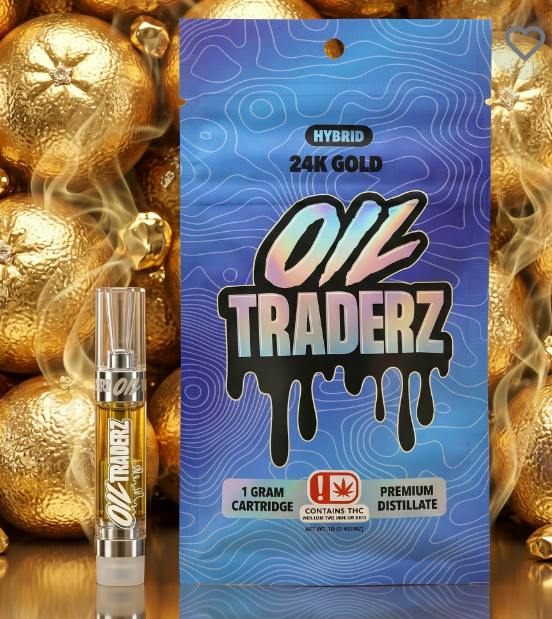 $7 | 1g Cart | Oil Traderz | 24K Gold
