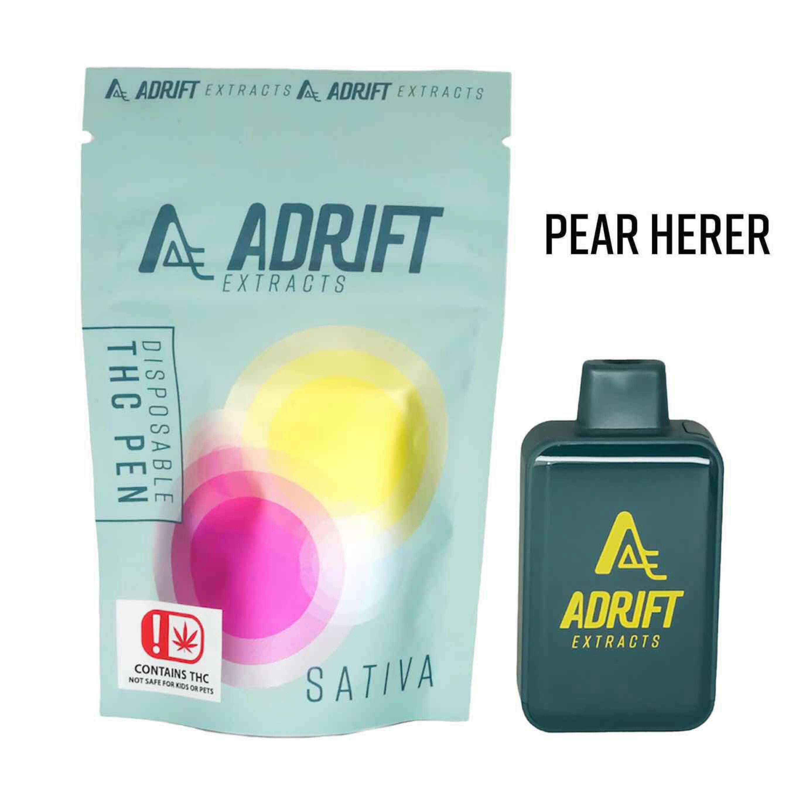 $30 | 3g Disposable | Adrift Extracts | Pear Herer