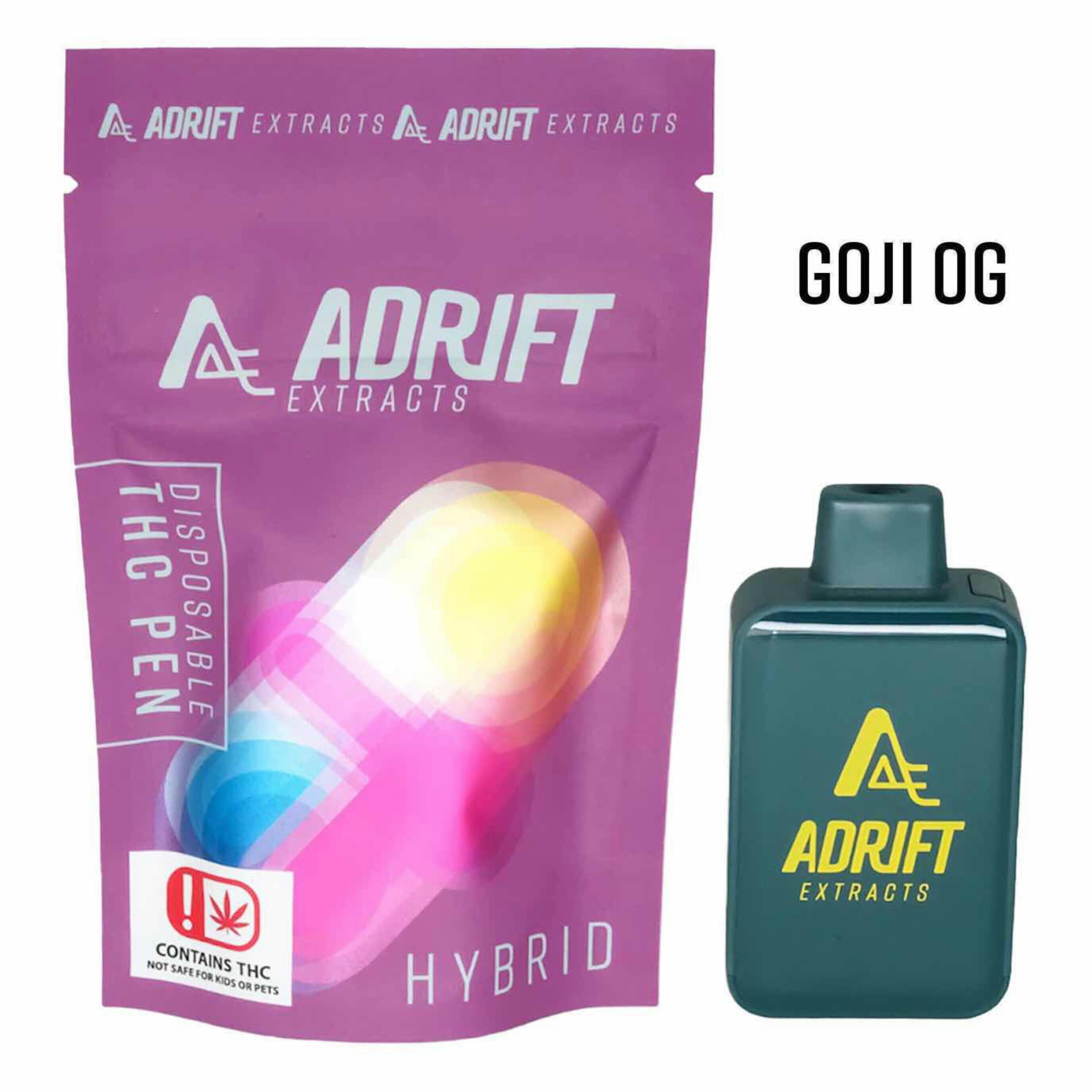 $30 | 3g Disposable | Adrift Extracts | Goji Og