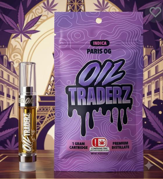 $7 | 1g Cart | Oil Traderz | Paris OG
