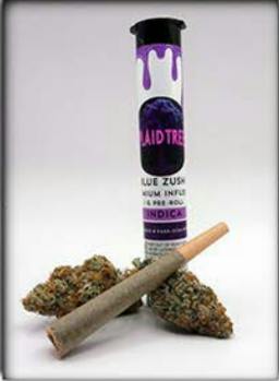 $8 | 1G Infused Pre-Roll | Plaid Tree | Blue Zushi