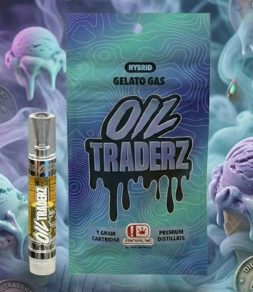 $7 | 1g Cart | Oil Traderz | Gelato Gas