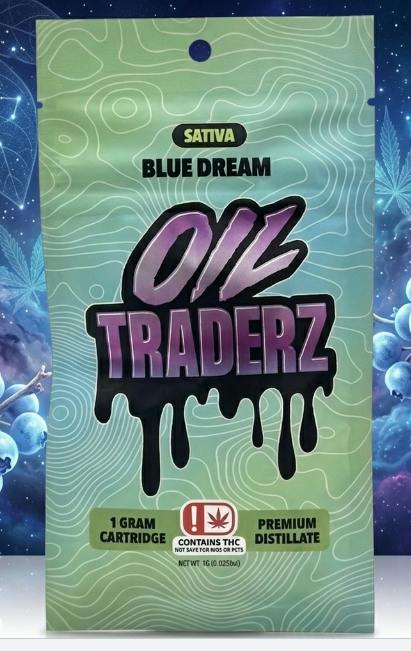$7 | 1g Cart | Oil Traderz | Blue Dream