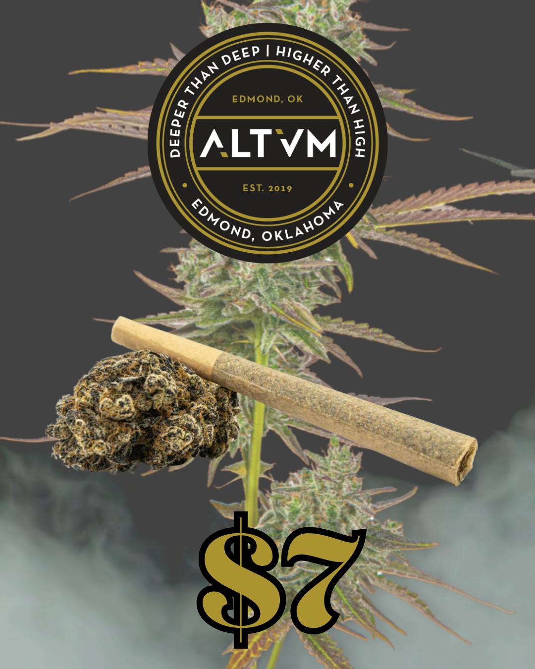 $7 | 1g Pre-Roll | ALTVM | Knuckle Puck