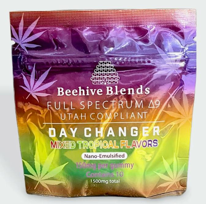 $40 | 4500mg Day Changer Full Spectrum Gummies | Bee Hive Blends | Mixed Tropical Flavors