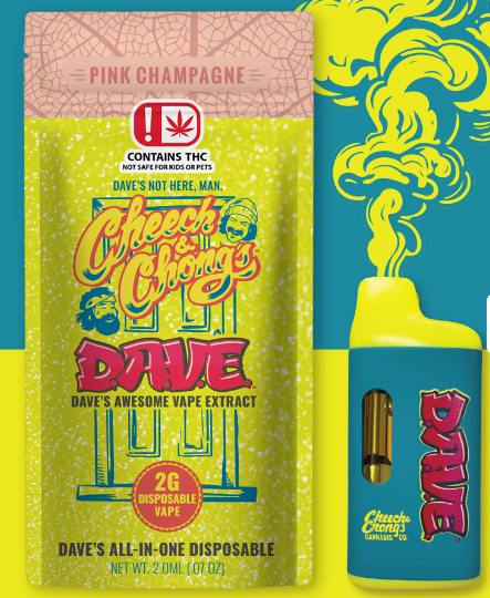 $25 | 2G D.A.V.E. Cheech and Chong | Tribe | Pink Champagne