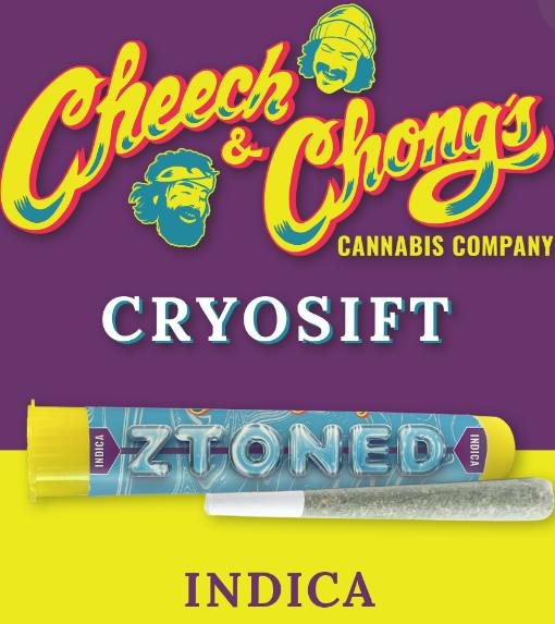 $8 | 1g Cheech & Chong Ztoned Infused Preroll | Tribe | 9LB Hammer
