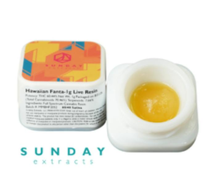 $10 | 1g Badder | Sunday Extracts | Hawaiian Fanta