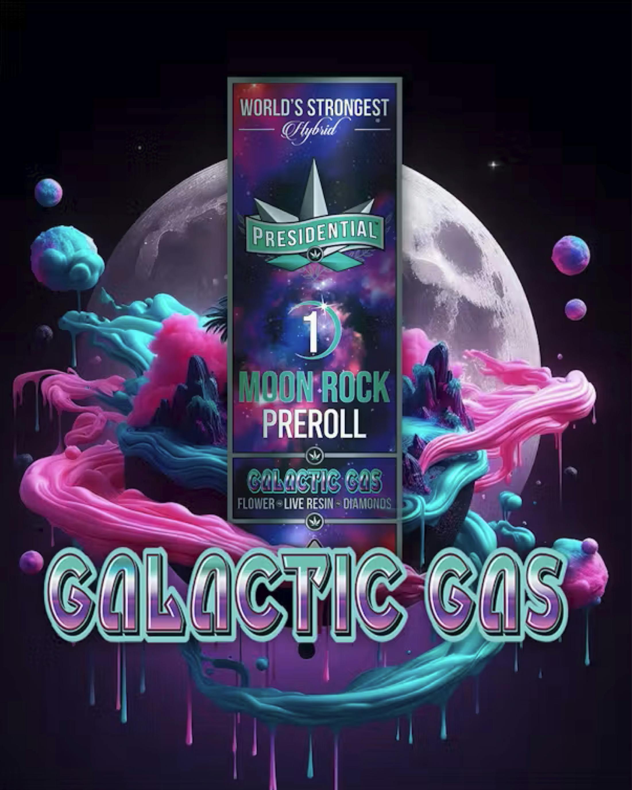 $9 | 1g Moon Rock Pre-roll | Presidential | Galactic Gas