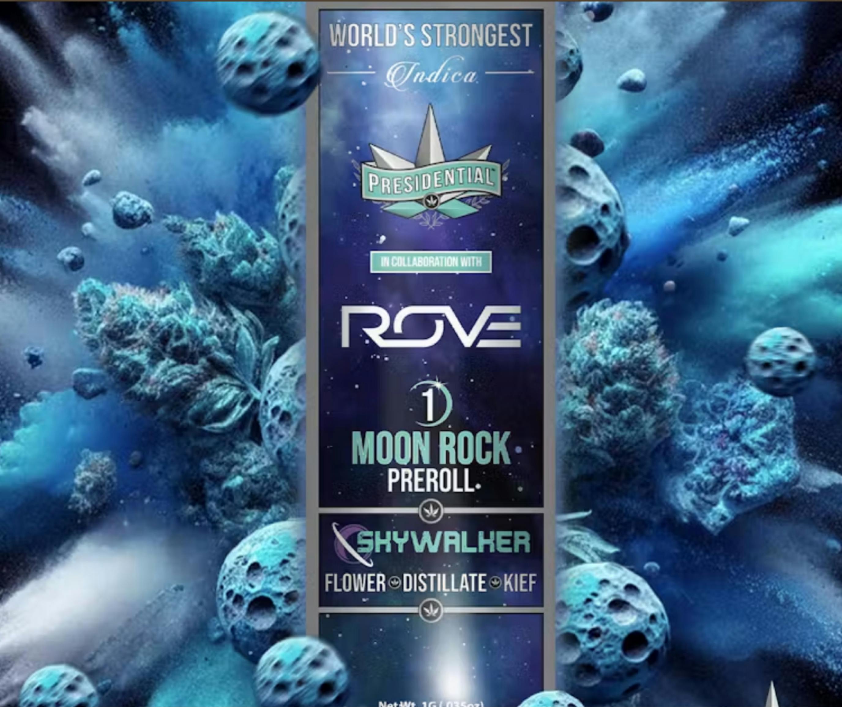 $9 | 1g Moon Rock Pre-roll | Presidential | Skywalker