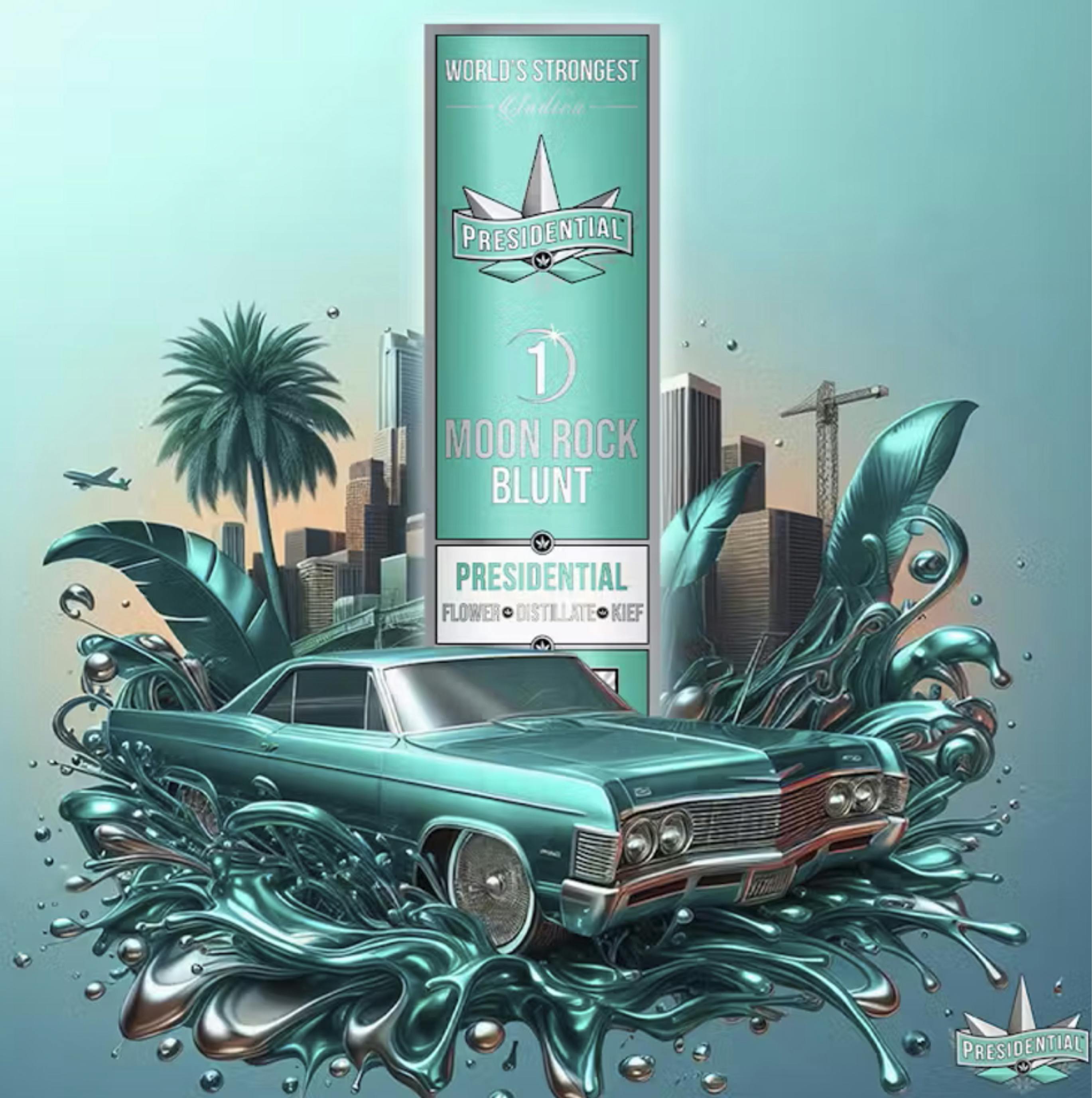 $15 | 1.5g Moon Rock Blunt | Presidential | Classic