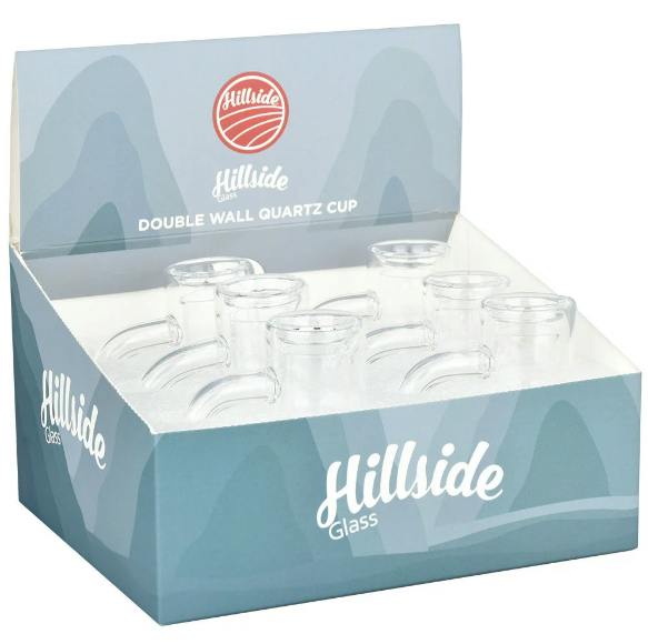 $10 | Hillside 14mm Male Quartz Banger W/ Cup | MJ Wholesale | 896