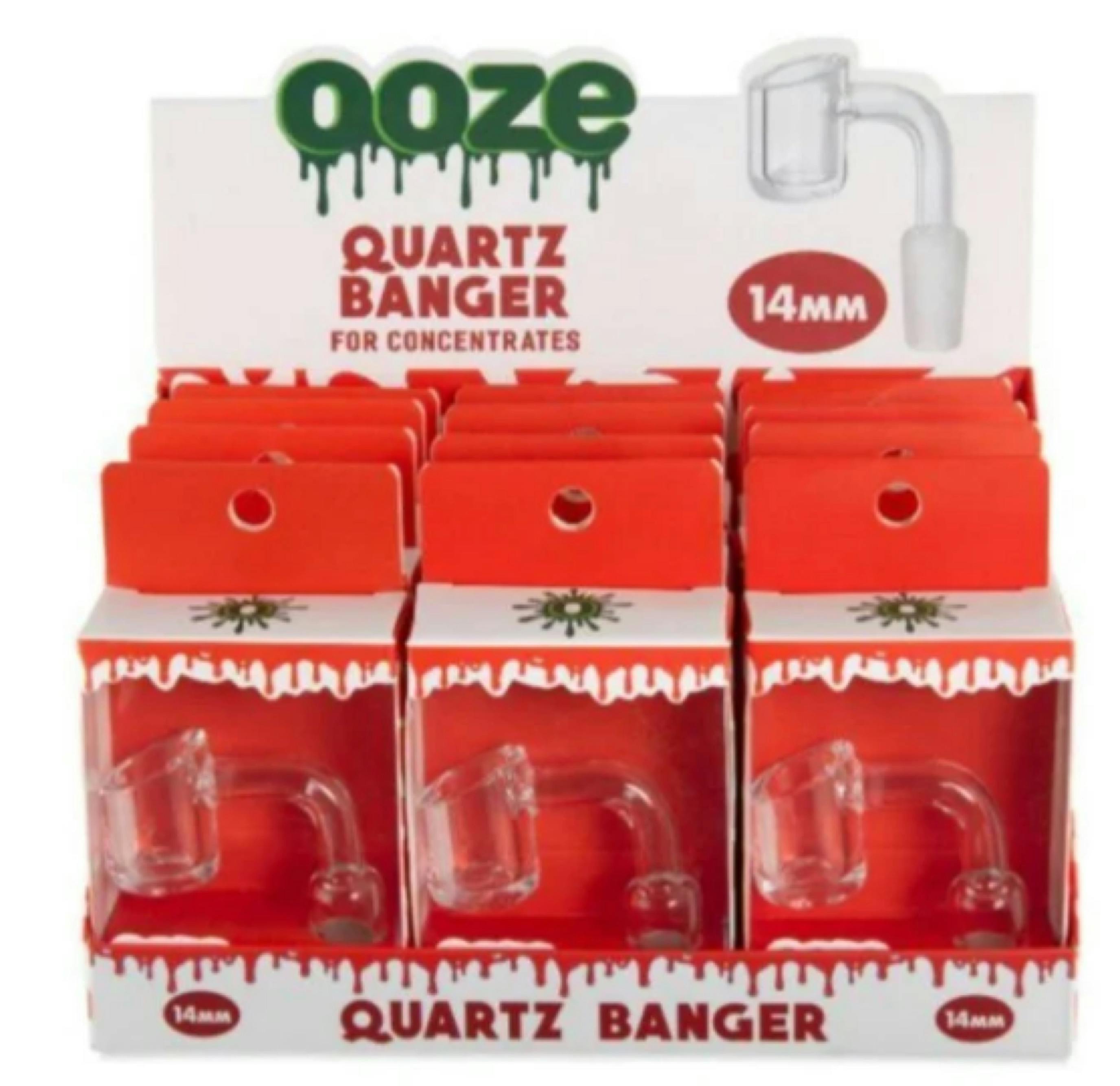 $12 | Ooze 14mm Male Extra Thic Quartz Banger | MJ Wholesale | 897