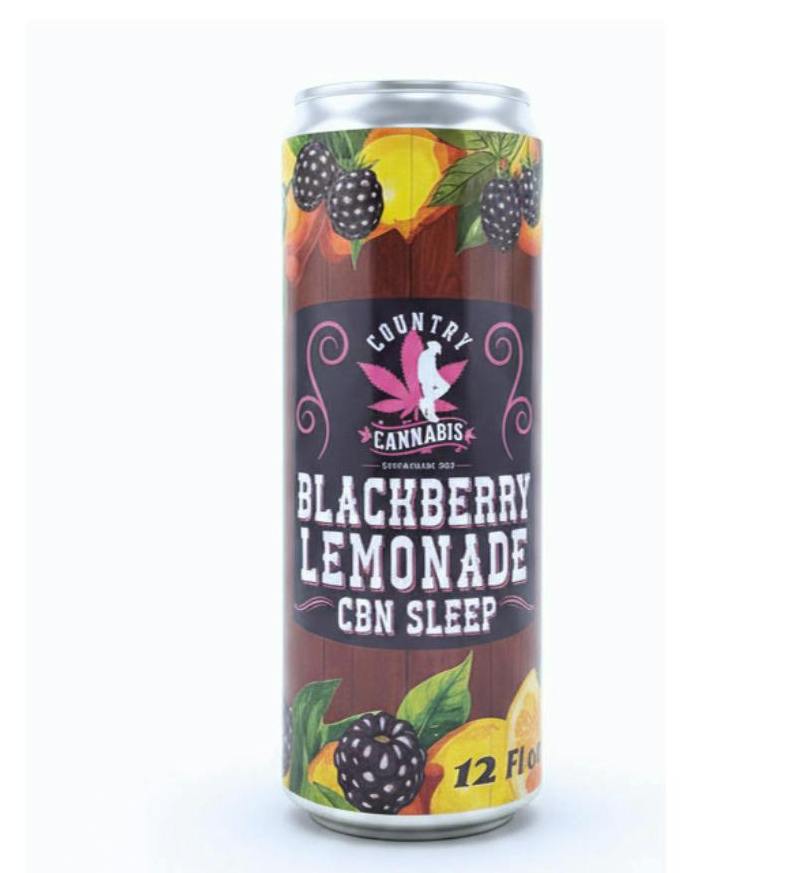 $12 | 200mg THC + 50mg CBN Blackberry Lemonade | Country Cannabis