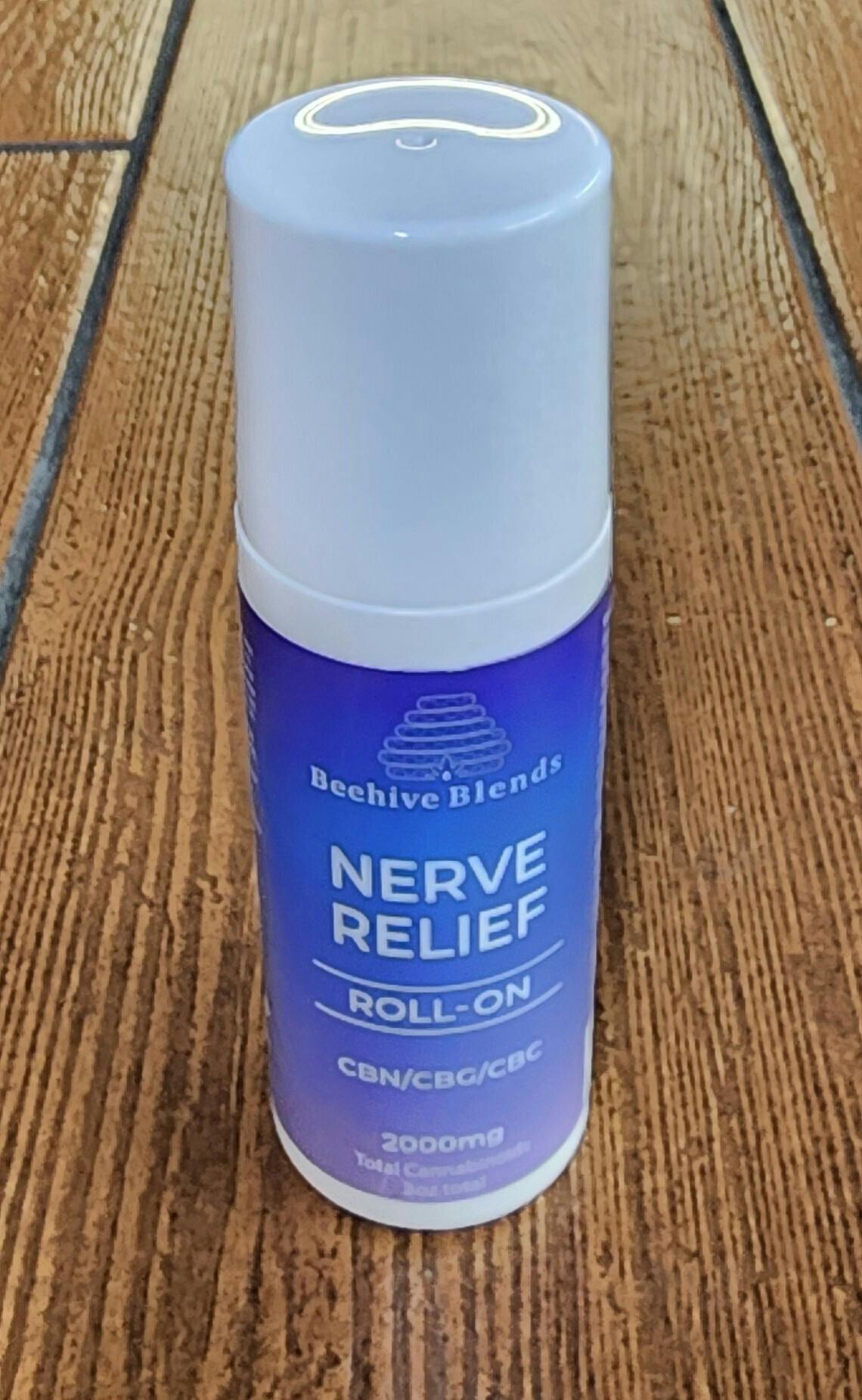 $60 | 2000mg Nerve Relief Roll-On | CBN\CBG\CBC | Bee Hive Blends