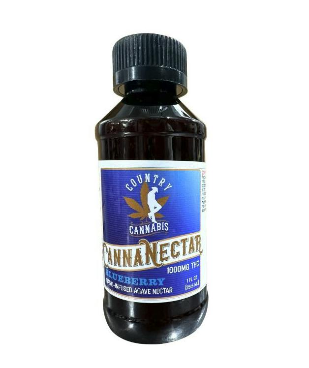 $20 | 1000mg Canna Nectar | Country Cannabis | Blueberry