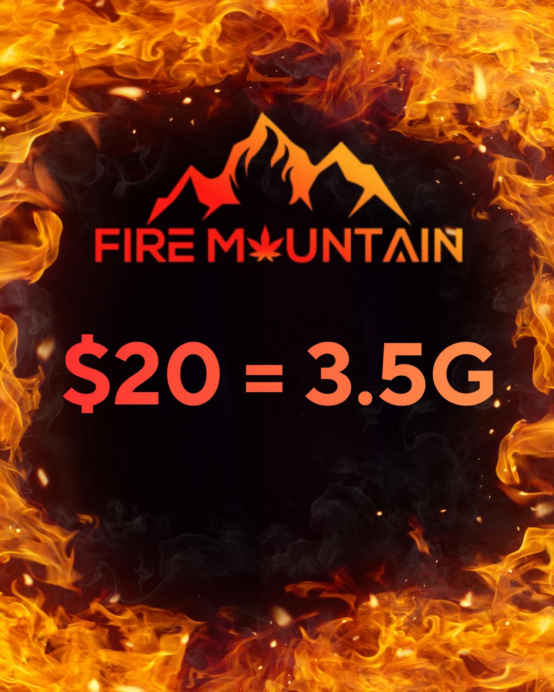 On Point | $20 Eighth Flower Shelf | Fire Mountain Farms | B# OP.RM2.1212 (13215)