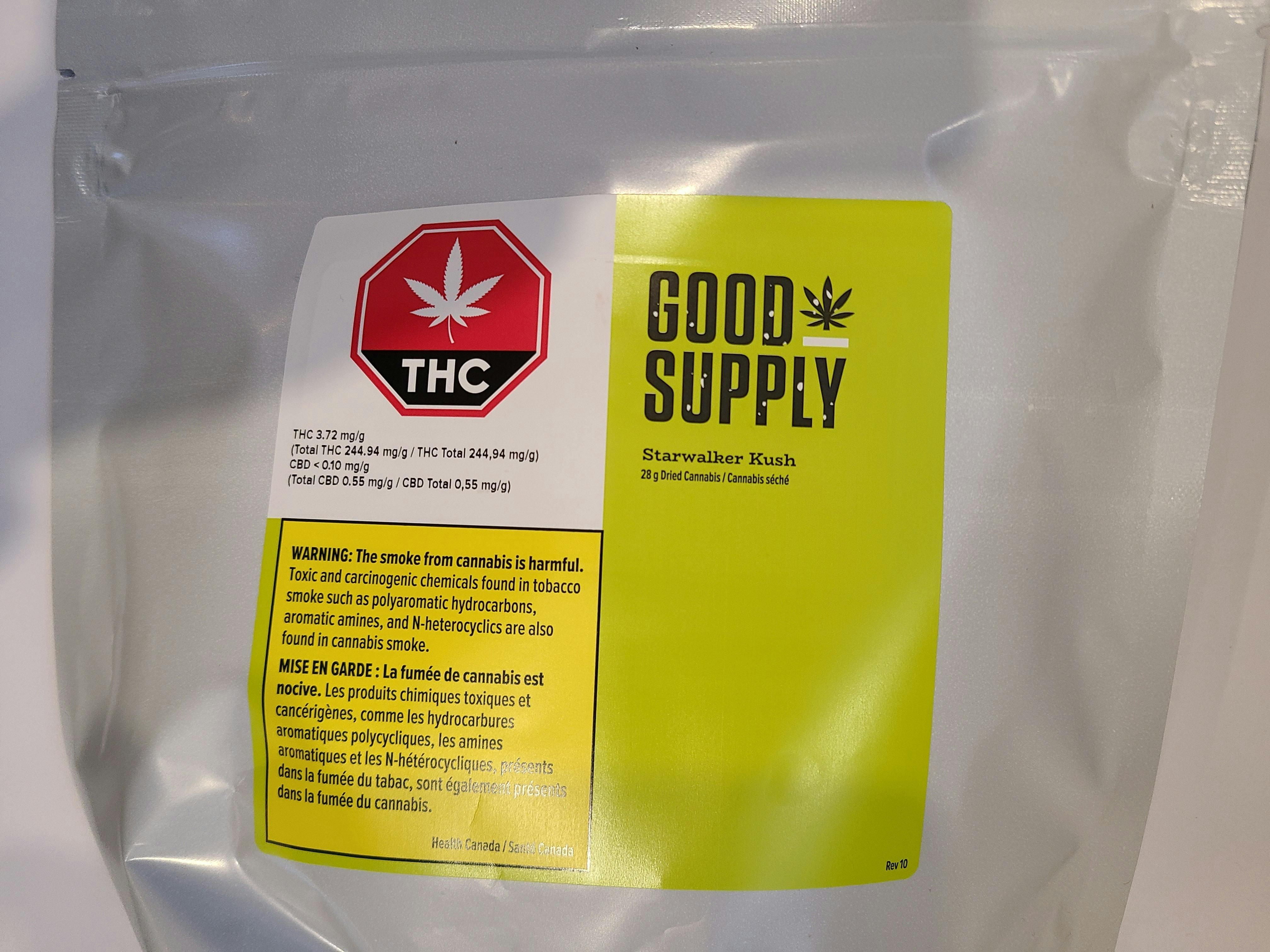 Good Supply - Starwalker Kush - Bulk Flower - 28g