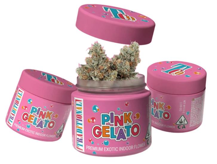 TRADITIONAL - INDOOR FLOWER - PINK GELATO - 3.5G