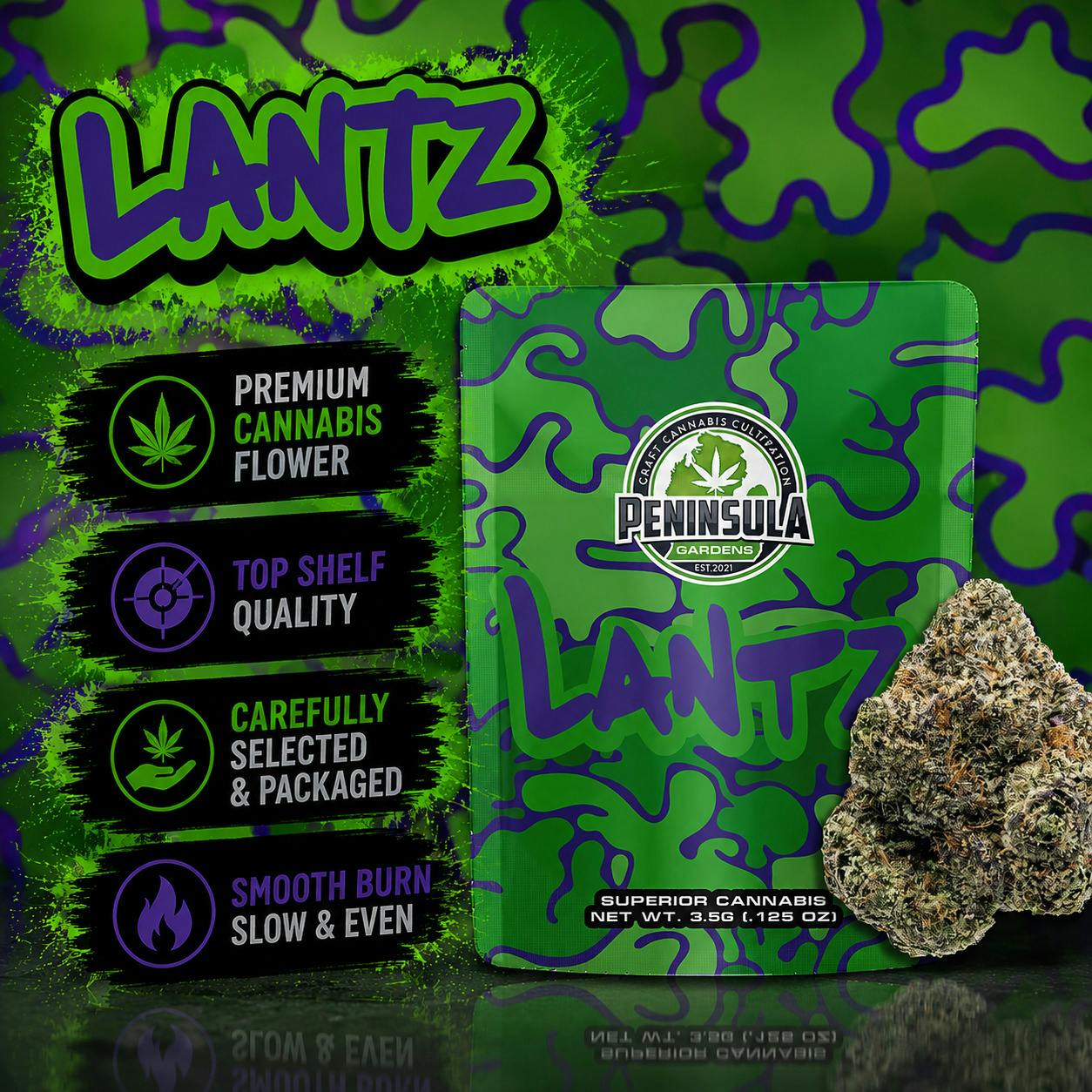 Lantz | Big Buds | 3.5g by Peninsula Gardens