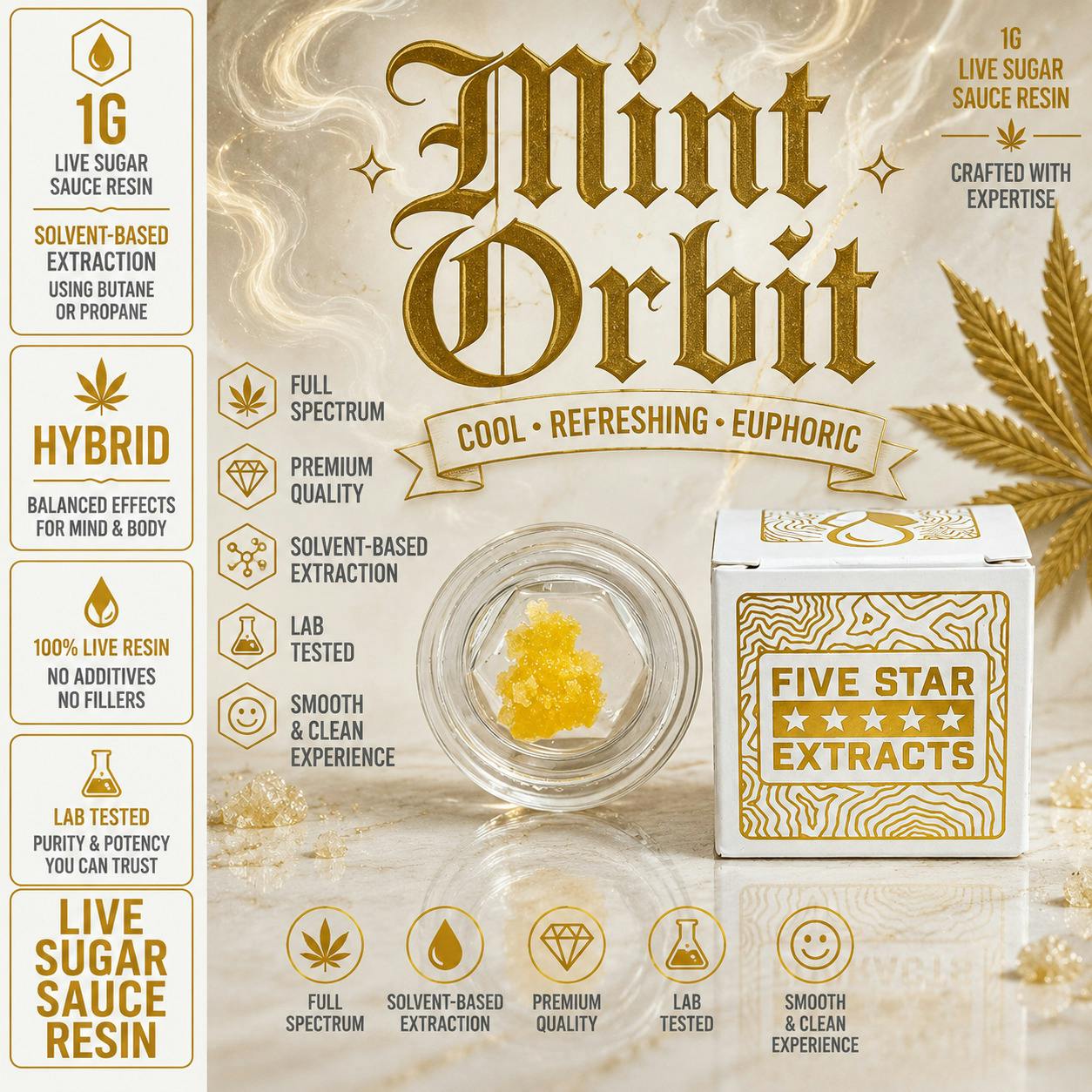 True North Collective | Mint Orbit | Live Sugar Sauce | 1g by True North Collective MI