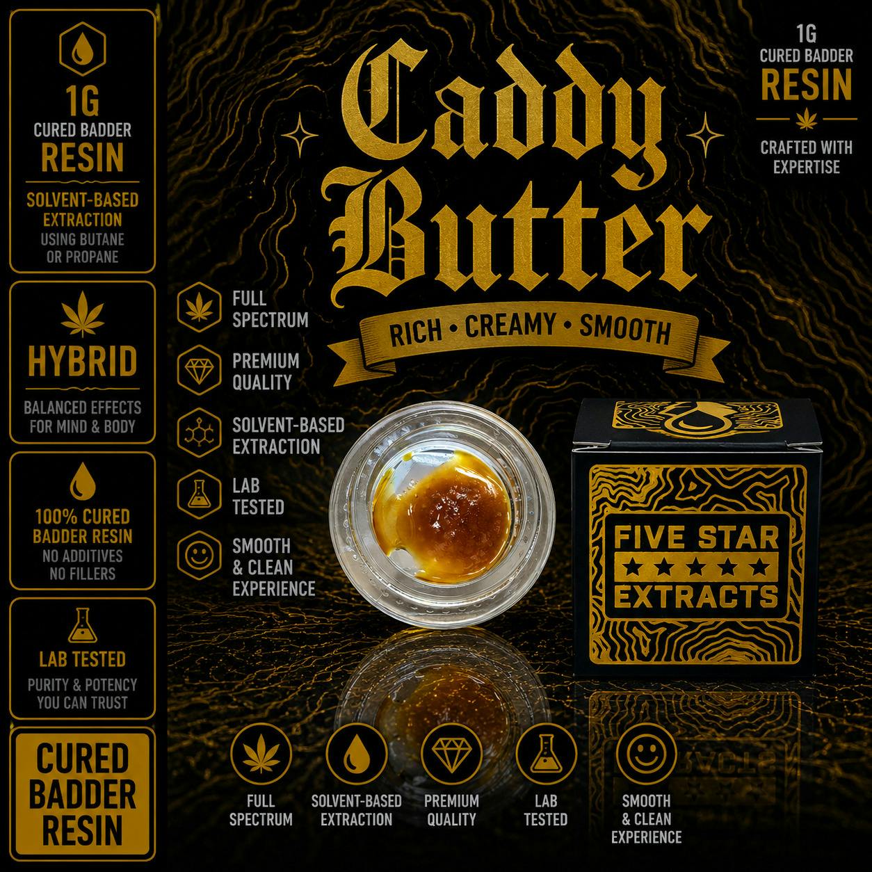 True North | Caddy Butter | 1G | Cured Badder | REC