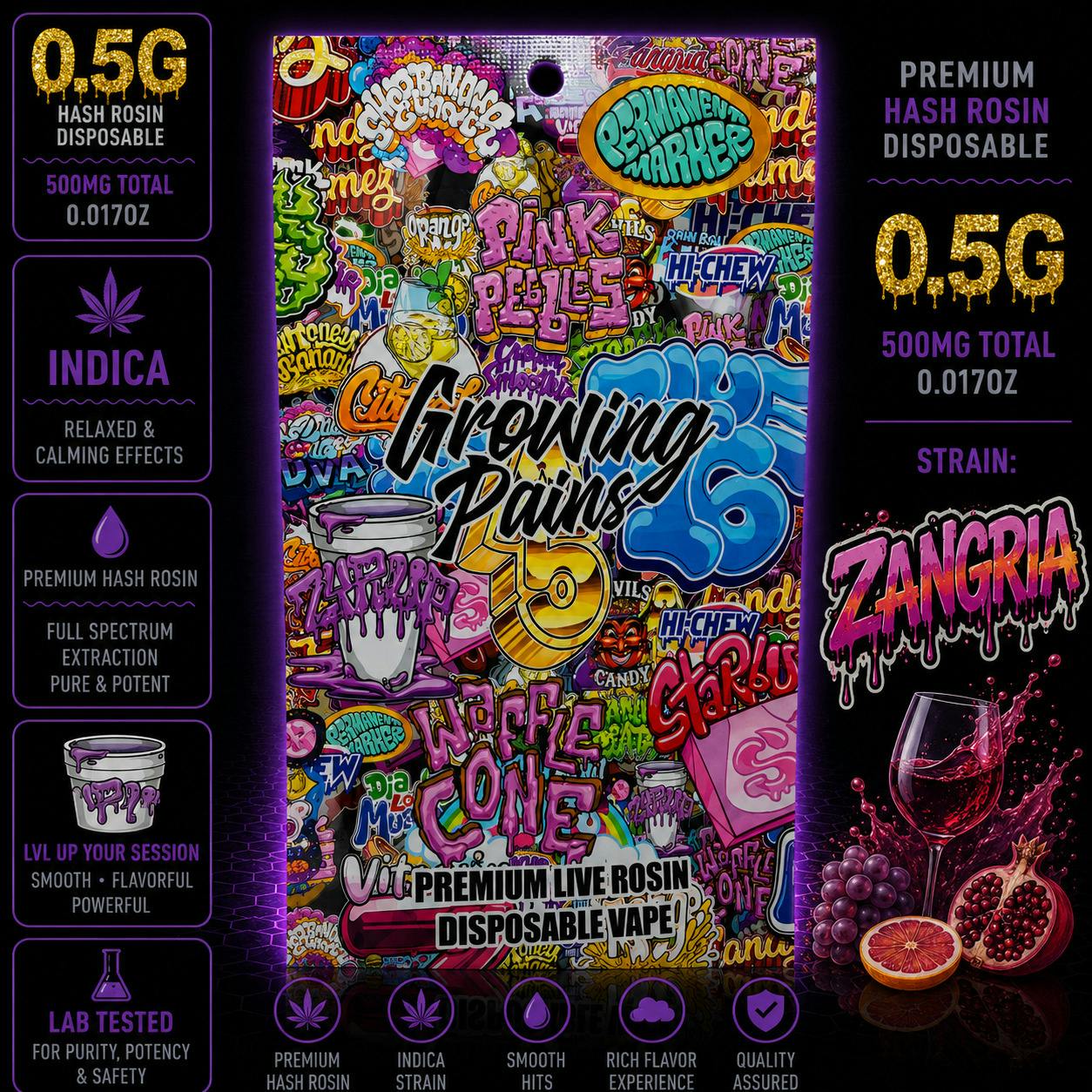 Zangria | Disposable | 0.5g cannabis product