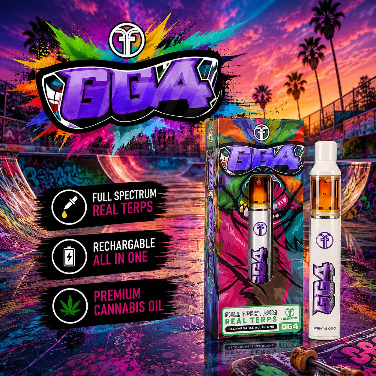 GG4 | CO2 Disposable | 1g by Freshy Fine