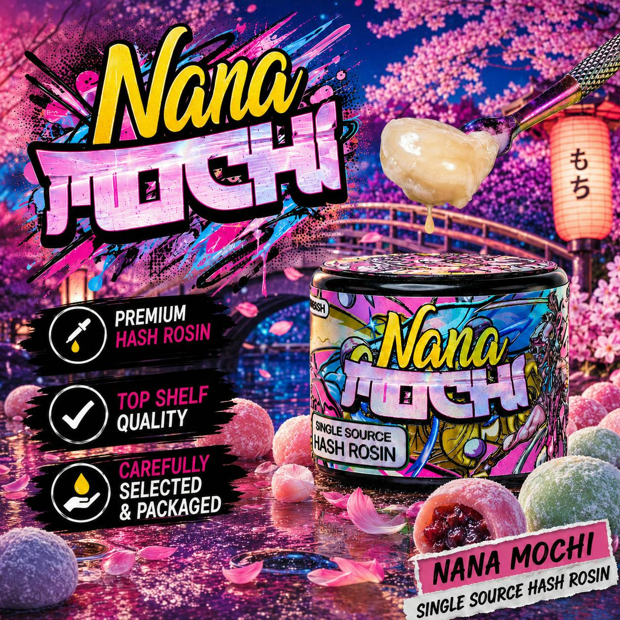 Nana Mochi | Live Hash Rosin | 1g by Freshy Fine