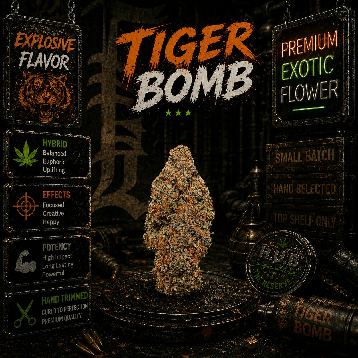 Hub Tiger Bomb Deli