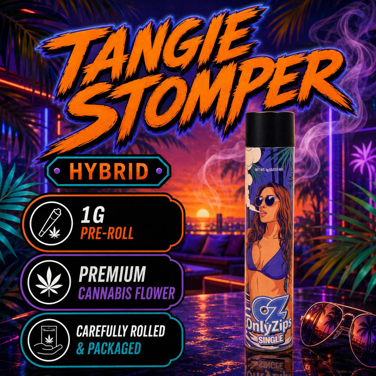 OnlyZips | Tangie Stomper | Hybrid | 1G | Pre-Roll | REC at The H.U.B.