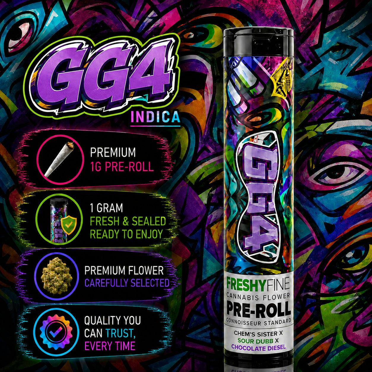 GG4 | Joint | 1g by Freshy Fine
