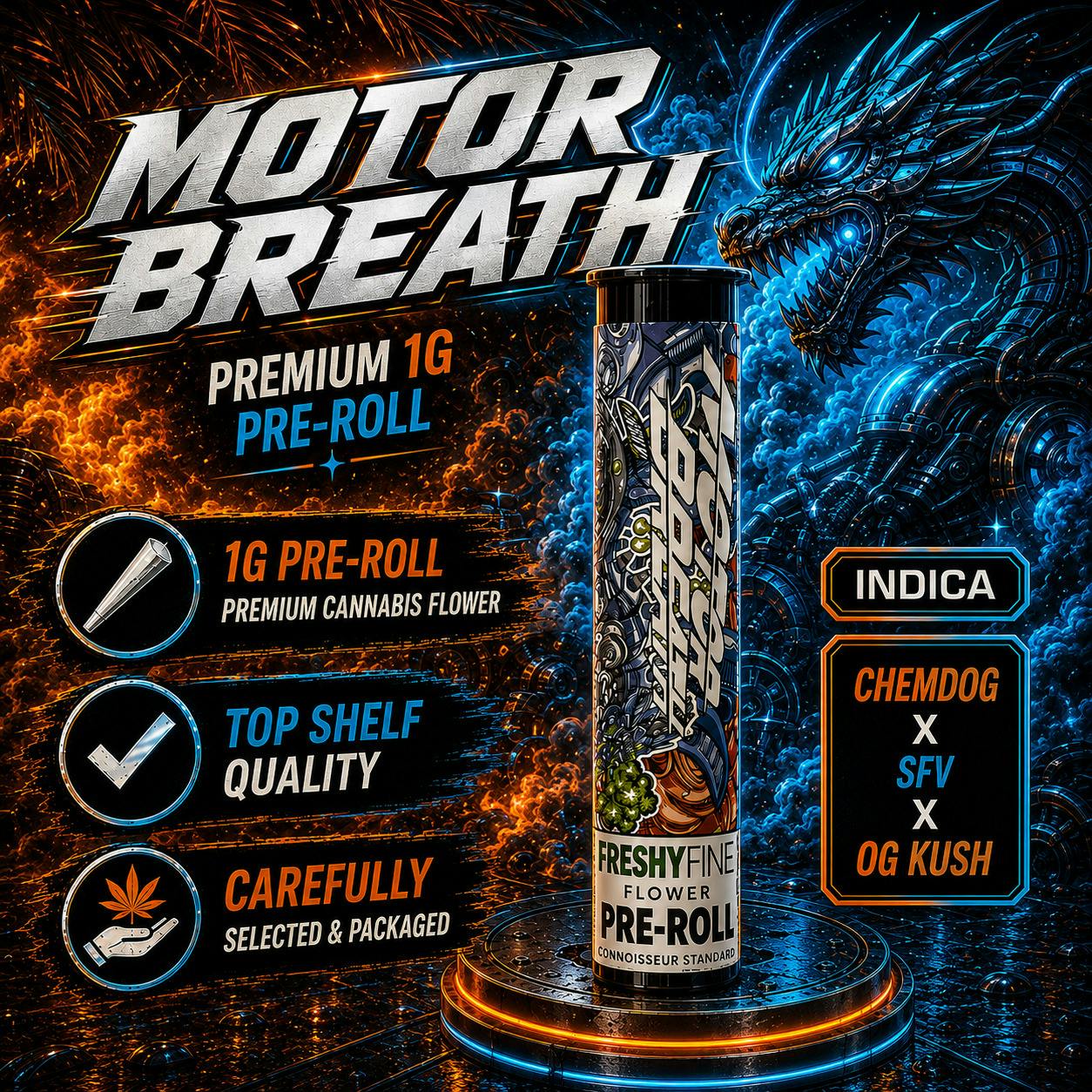 Motorbreath | Joint | 1g by Freshy Fine