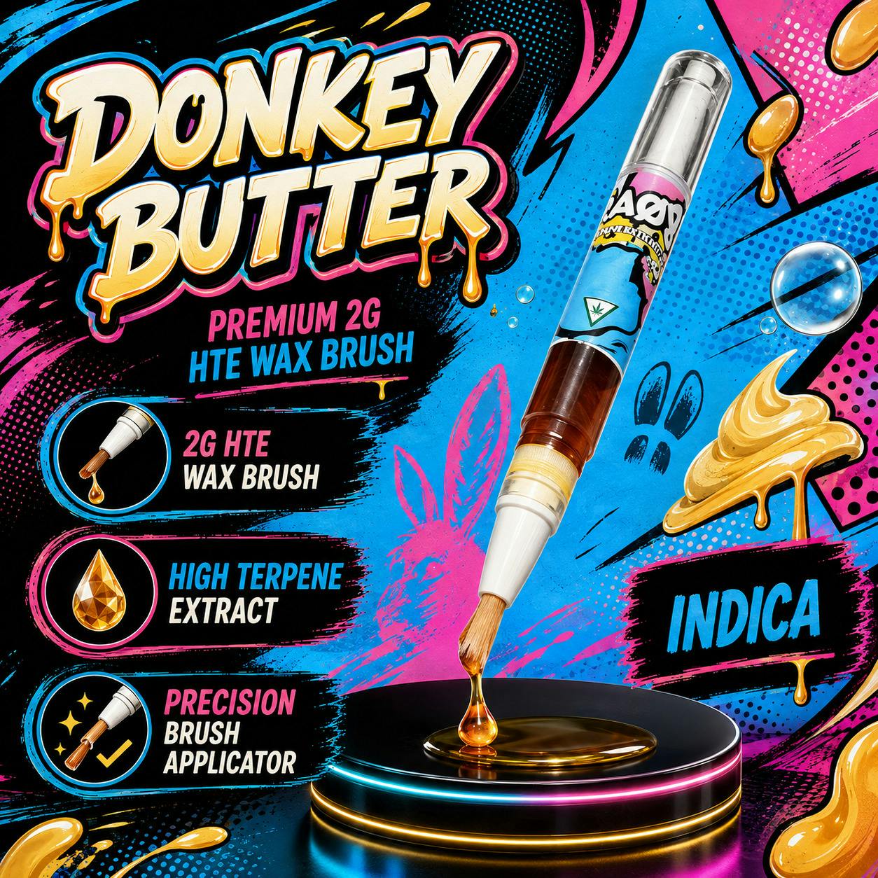 Kaos | Donkey Butter | Indica | 2G HTE Bush | REC