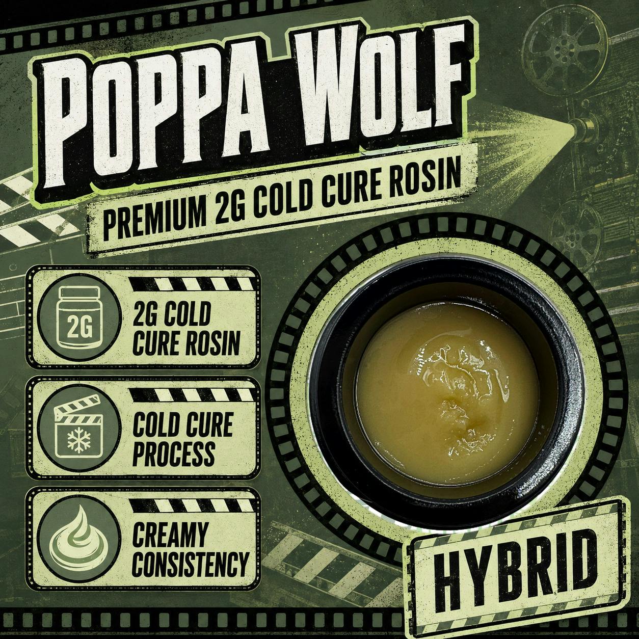 Millennial Melts | Poppa Wolf | Hybrid | 2G | Live Rosin | REC