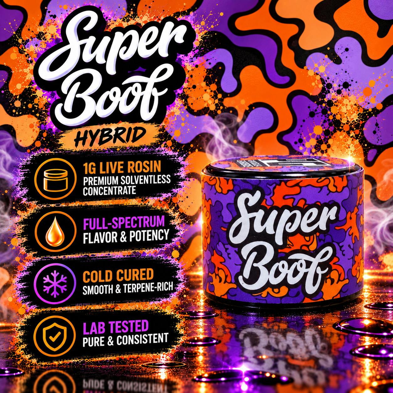 Peninsula Gardens | Super Boof | Hybrid | 1G Live Rosin | REC