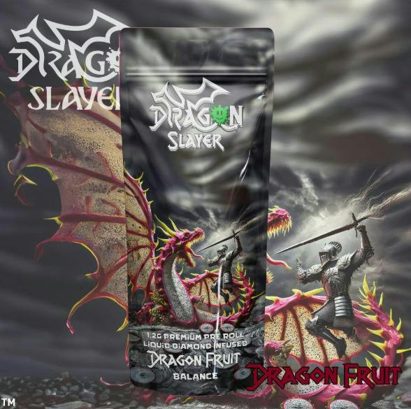Dragon Slayer - Liquid Diamond Pre-roll 1.2g - Dragon Fruit - Balance
