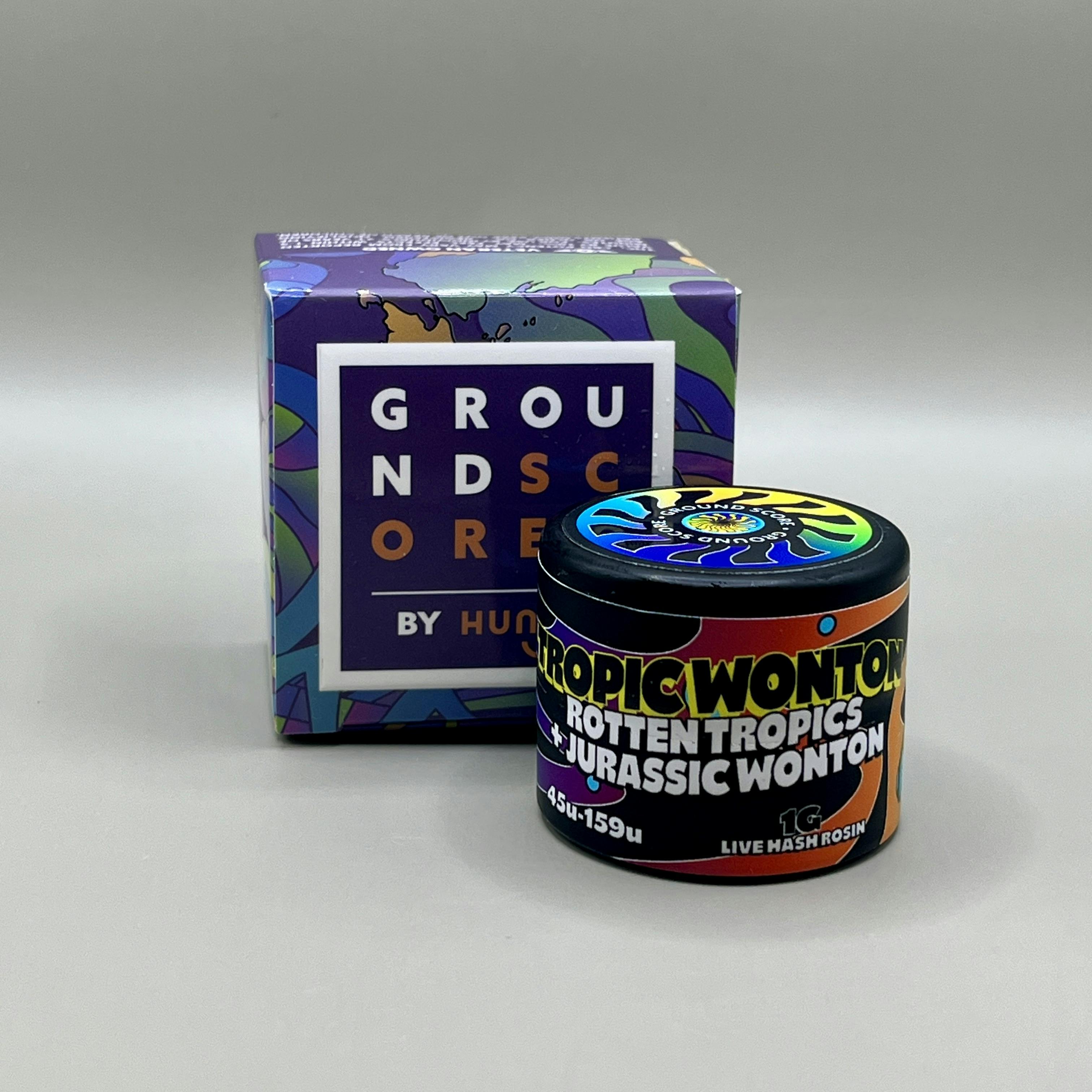Ground Score - Hash Rosin 1g - Tropic Wonton