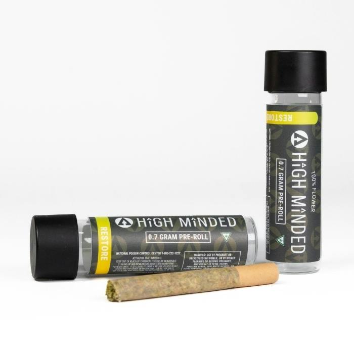 High Minded - Pre-roll Straight 0.7g - Vanilla Frosting