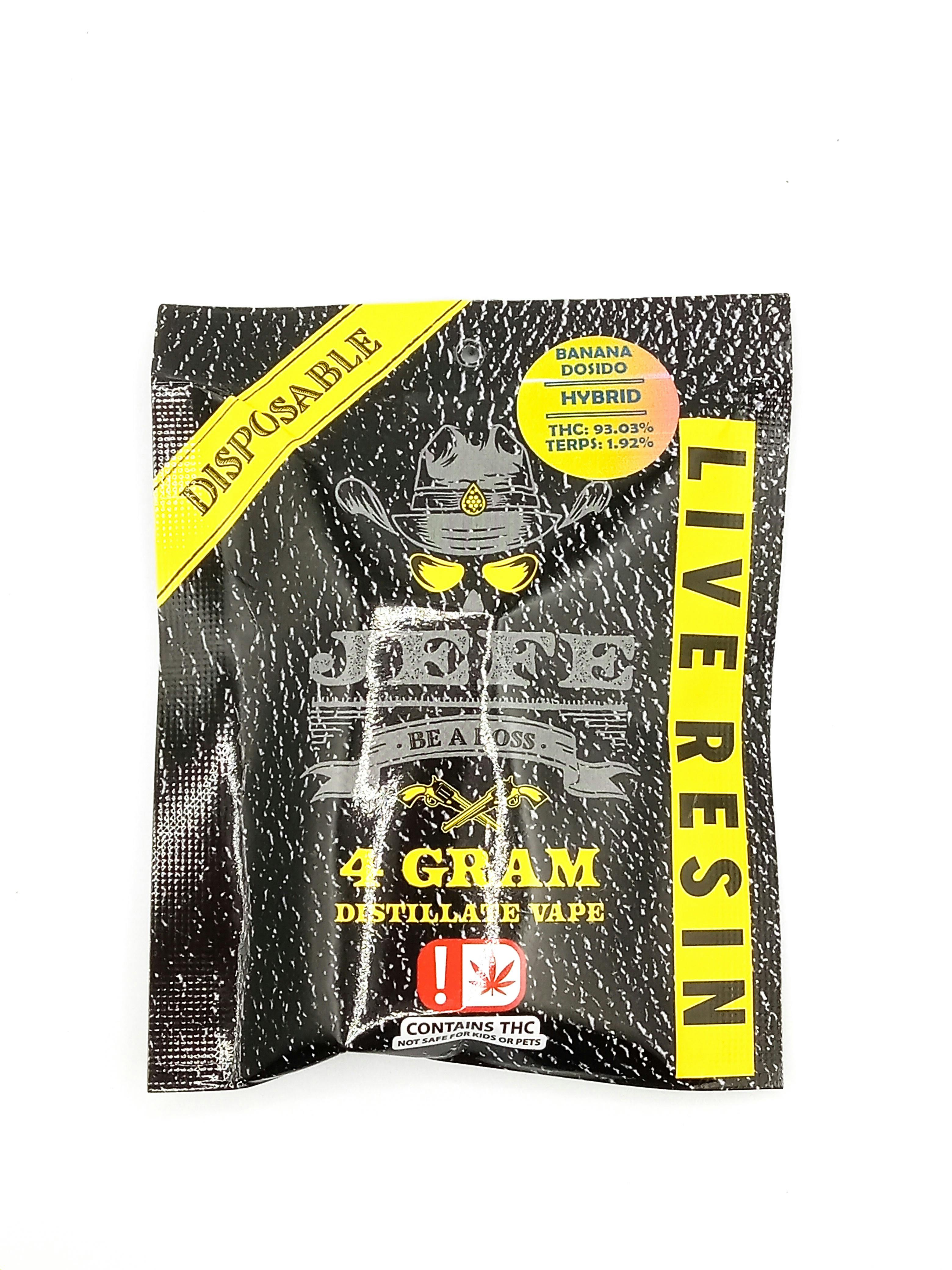 Jefe - Live Resin GB 5g Disposable - Biscotti (H)