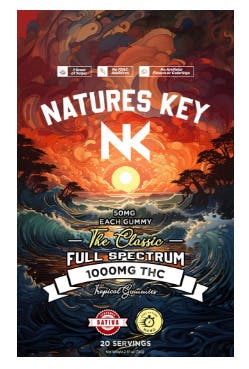 Nature's Key-Screamin Eagle Gummies-2000mg-Watermelon (S)