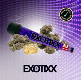 Exotixx Infused Preroll 1.3g - Grape Gas (H)