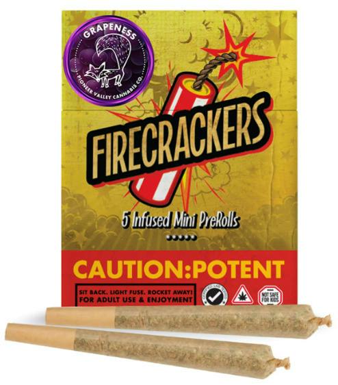 Grapeness Infused 0.7g Pre-Roll | 5pk - Firecracker