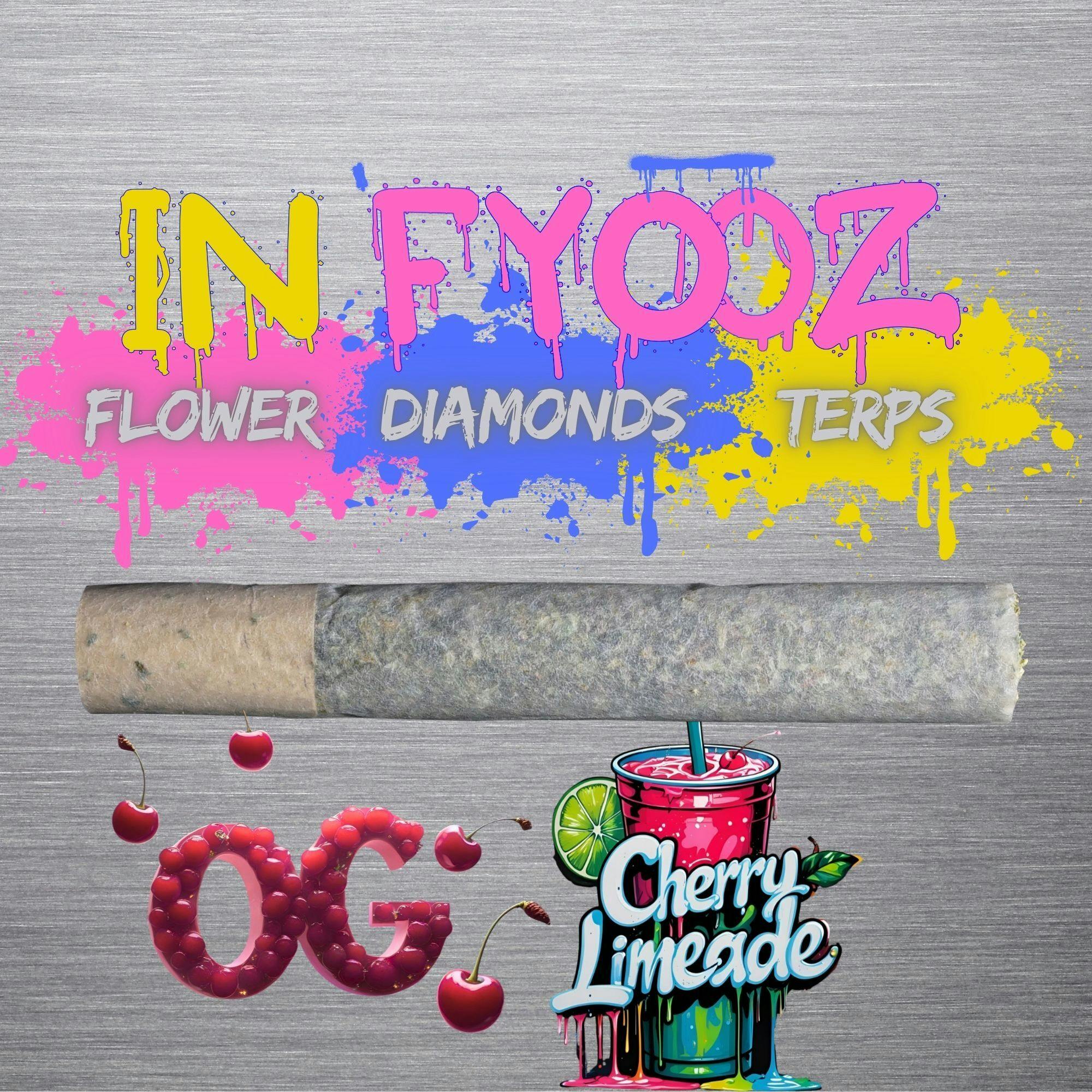 Cherry Limeade Infused Pre-Roll | 1g - In'Fyooz at Collective Premium Cannabis Littleton