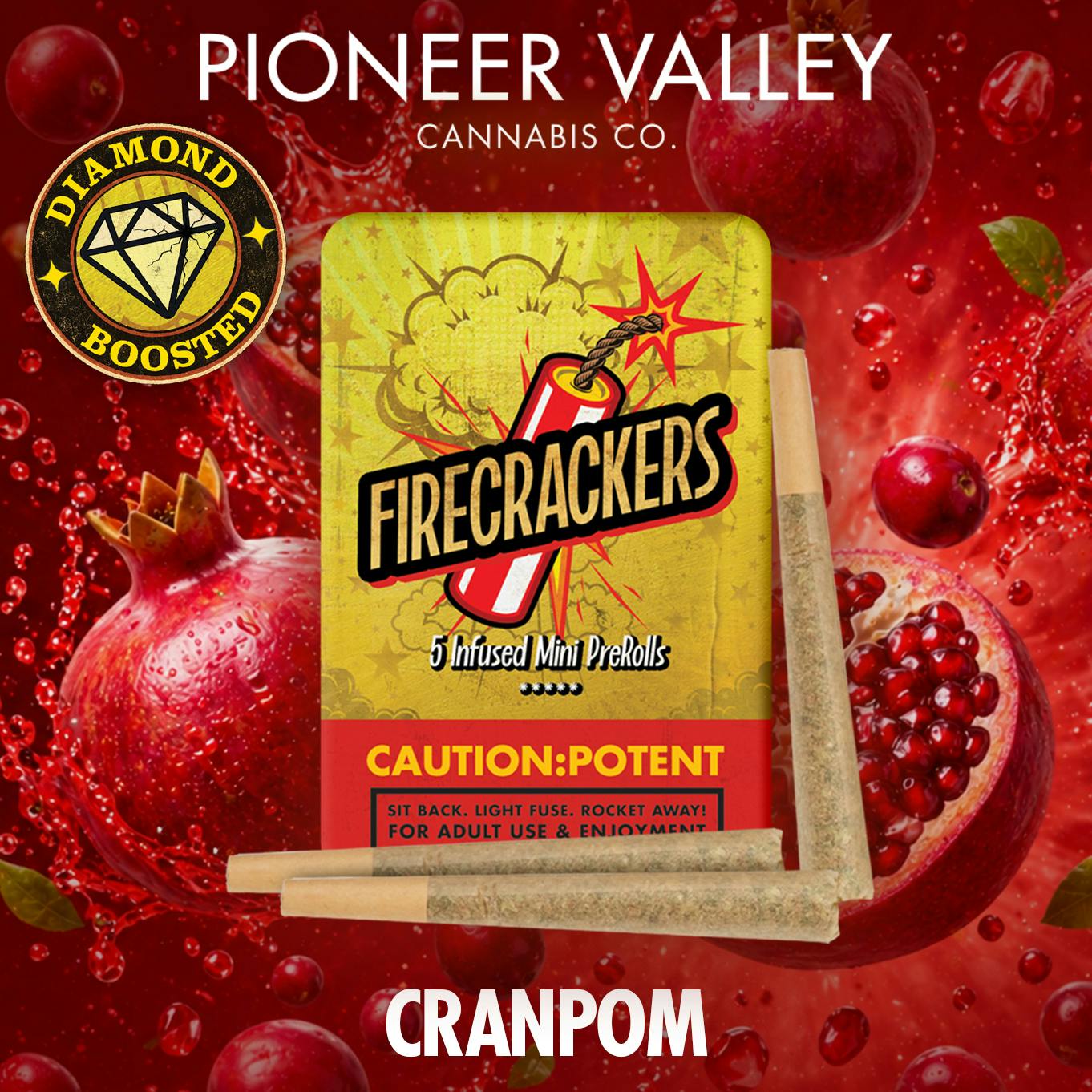 CranPom 0.7g Infused Pre-Roll | 5pk - Firecrackers