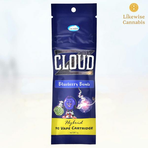 BLUEBERRY BOMB 1G LIVE RESIN CARTRIDGE - CLOUD Z