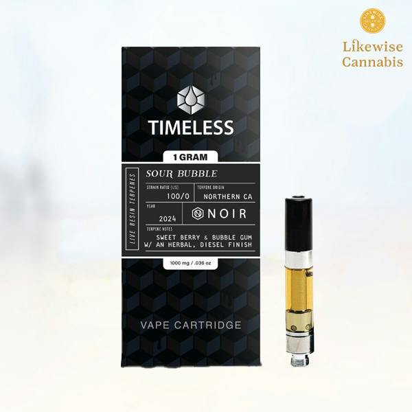 BRUCE BANNER 1G DISTILLATE LIVE RESIN TERPENE CARTRIDGE - TIMELESS NOIR