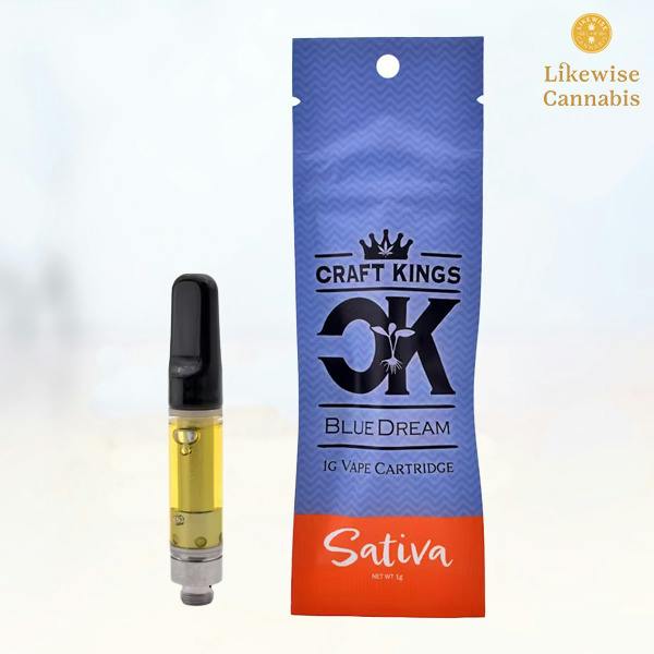 BLUE DREAM 1G DISTILLATE CARTRIDGE - CRAFT KINGS