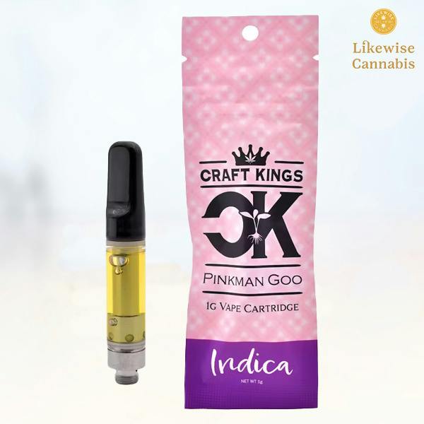 PINKMAN GOO 1G DISTILLATE CARTRIDGE - CRAFT KINGS