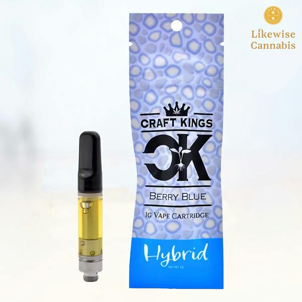 BERRY BLUE 1G DISTILLATE CARTRIDGE - CRAFT KINGS